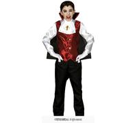 Costume Dracula Vampiro Vampiretto Infernale Halloween Carnevale bimbo 5/6