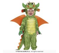COSTUME DRAGO DRAGHETTO BIMBO TAGLIA 2-3 ANNI