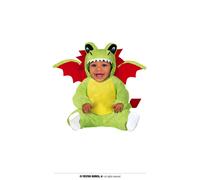 COSTUME CARNEVALE DRAGO VESTITO GUIRCA NEONATO ANIMALE UNISEX DRAGHETTO BIMBO