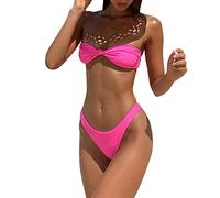Costume Due Pezzi Donna Bikini Donna Mare Push Up Set di Bikini da con Sexy all'Americana Body Elegante Costume Intero Contenitivo