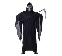 Costume E Maschera Da Adulto Con Cappuccio Da Mietitore