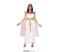 Costume egiziana donna vestito bianco Cleopatra storico carnevale halloween