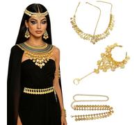 costume egiziano accessori copricapo cobra bracciali serpente avambraccio
