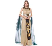 Costume egiziano di Halloween da donna, costume da Cleopatra, regina egiziana, costume per Halloween