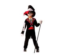 Rubies Costume Catrin per bambino e bambina, Abito Catrin con giacca stampata con camicia, pantaloni, fascia e cappello, Katrinas, per Halloween, carnevale e compleanno