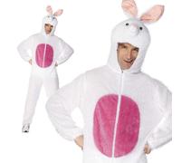 Costume Elegante Da Coniglio Pasquale Per Adulti Uomo Donna Unisex Animale M L