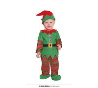 COSTUME ELFO CARNEVALE VESTITO BAMBINO GUIRCA NEONATO AIUTANTE BABBO NATALE