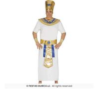 COSTUME FARAONE EGIZIANO BIANCO XL