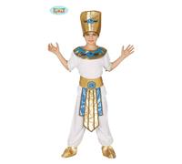 COSTUME FARAONE EGIZIANO CARNEVALE VESTITO GUIRCA BAMBINO EGITTO