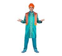 Costume For Adults My Other Me Hindu Blue (4 Pieces) (Size Unisex Costumes NUOVO