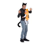 Costume For Adults My Other Me Newborn Pumpkin Cat Black O Unisex Costumes NUOVO