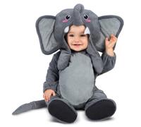 Costume For Babies My Other Me 4 Pieces Elephant (Size: 12 Unisex Costumes NUOVO