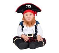 Costume For Babies My Other Me Pirate Caribbean White Red (Si Costume Accs NUOVO