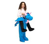 Costume For Children My Other Me Ride-On Blue One Size Dra Unisex Costumes NUOVO