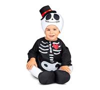 Costume For Children My Other Me Skeleton (3 Pieces) (Size: 1 Costume Accs NUOVO