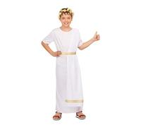 Costume For Children My Other Me White 3-4 Years Roman War Unisex Costumes NUOVO
