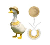 Costume for oia da portico, cappello paglia e collare animali (2 sets)