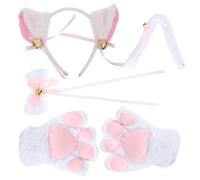 Costume Gatta Bambina Cerchietto Con Orecchie Da Gatto Accessorio Cosplay