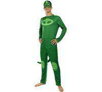 Costume Geco - Pj Masks per Uomo (Ufficiale Hasbro) Funidelia