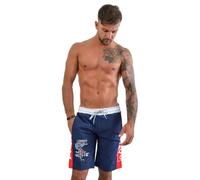 Geographical Norway Costume da Bagno Boxer Quino Pantaloncino Mare Piscina Blu Uomo