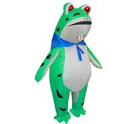 Costume gonfiabile a forma di rana, a corpo intero, per adulti, bambini, uomini, donne, divertente, per feste in maschera (bambini)