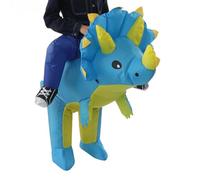 Costume Gonfiabile da Dinosauro Preciso, Leggero, Impermeabile, Riutilizzabile, per il Programma Televisivo di Nozze del Parco della Festa di Halloween (Bambini medi 120-140 cm)