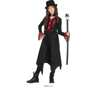 COSTUME GOTHIC GIRL ROSSO/NERO 7-9 ANNI