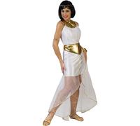 COSTUME GRECO ROMANA CARNEVALE VESTITO GUIRCA ADULTA REGINA ROMA FUNNY IMPERO