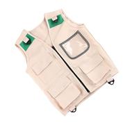 Costume Guardiano Dello Zoo Per Bambini Gilet Cargo Da Avventura