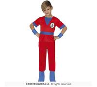 COSTUME GUERRIERO NINJA ROSSO 5-6 ANNI