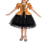 Costume Halloween Bambina Travestimento Feste Party Costumi Di Halloween Cosplay Carino Carnevale Vestito Da Streghe Principessa Divertente Abiti In Tulle Bambini Neonati Magico Costume Di Neonato