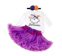 Costume Halloween Bambina Vestiti Zucca Bambina Tutina Con Fascia Tutu Gonna Tuta Abiti Carnevale Baby Girl Costumi Fantasma Pagliacetto Vestito Principessa Costume Body Fotografico Feste