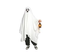 Costume Halloween Bambino Mantello Morte Oscura Travestimento Cosplay Bimbo | Mantello con Cappuccio e Stampa Spaventosa, Travestimento Leggero per Festa di Halloween, Recita e Cosplay Ideale Ogni Giorno