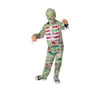 RUBIES Costume Mummia zombie per ragazzi e ragazze, Tuta stapa con cappuccio, Ufficiale Rubies per Halloween, carnevale, feste e compleanni
