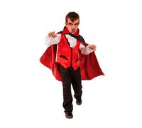 Rubies Costume del Conte Dracula per bambino, Abito con camicia bianca, gilet, mantello e pantaloni, Rubies ufficiale per Halloween, carnevale e compleanno