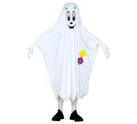 COSTUME HALLOWEEN FANTASMA PONCHO TAGLIA 11/13 ANNI