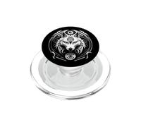 costume halloween - lupo bianco - mitologia greca PopSockets PopGrip per MagSafe