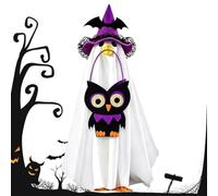 Costume Halloween Per Oca Da Portico Fantasma con Cappello da Buffo