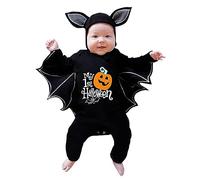 Costume Halloween Pipistrello Neonato Completini Da Carnevale Bimbo Bimba Cosplay Costume Di Halloween Baby Con Cappello Vestito Per Ragazzi E Ragazze Unisex Vintage Set Bambino Scheletro Body 2025