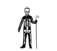 COSTUME HALLOWEEN SCHELETRO SOLDATO BAMBINO VESTITO GUIRCA SKELETON CARNEVALE