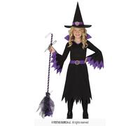 COSTUME HALLOWEEN STREGA VIOLA 5-6 ANNI