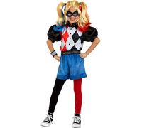 Costume Harley Quinn per Bambina (Ufficiale Warner Bros) Funidelia