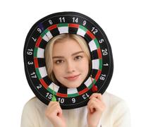 Costume Hat - Dartboard Head Gag Joke Hat | Soft Comfortable Funny Headwear | Soft Funny Eye-catching For Women Men Teens Students Adults Children School Events Date Nights Birthdays Halloween