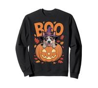 Costume Heeler su Zucca Halloween Australian Cattle Dog Felpa