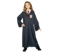 Costume hermione granger per bambini - tunica nera con stemma grifondoro