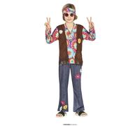 COSTUME HIPPIE BAMBINI TG. 5-6 ANNI