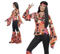 Costume Hippy Anni '60 Per Donne, Outfit Elegante Anni '70, Nuovo