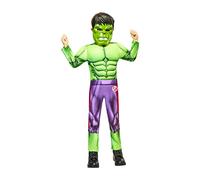 RUBIES COSTUME HULK BLACK LINE INFANTILE da bambino, taglia XS, Tuta imbottita e maschera, per Carnevale, Natale, Feste e Cosplay