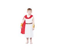 Costume Imperatore romano Giulio Cesare da bambino antica Roma retrò carnevale