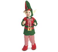 Costume In Fleece Di Babbo Natale Per Neonati 6-12 Mesi